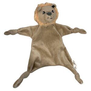 Trend Lab Lion Lovey Baby Security Blanket Soft Plush Animal Toy Tan Orange 13"